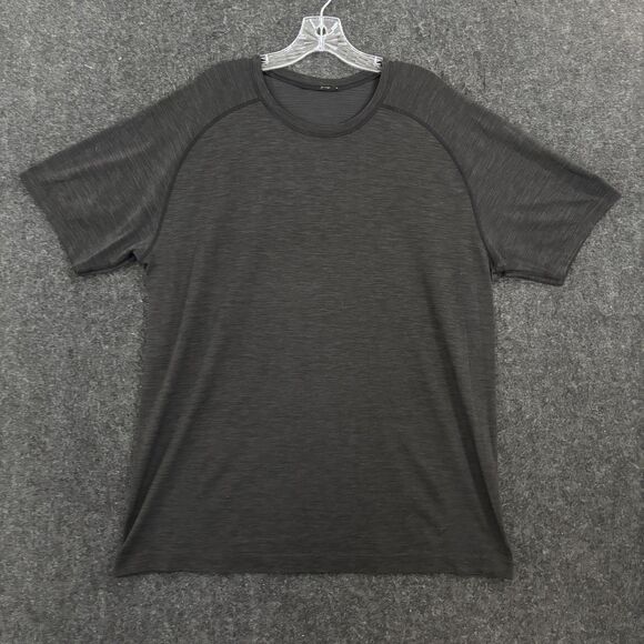 Other - Lululemon Vent Tech Shirt Men's XL Charcoal Gray Heather Stretch Your Head